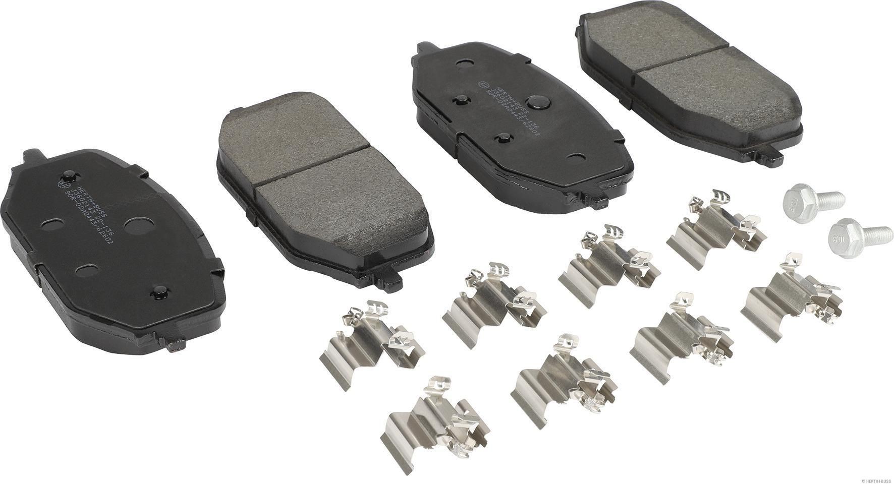 HERTH+BUSS JAKOPARTS Bremseklosser J3602143 J3602143 Bremsekloss TOYOTA AVENSIS HERTH+BUSS JAKOPARTS