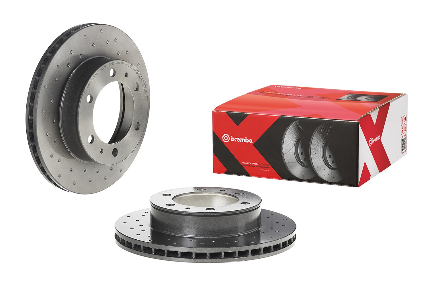 Bremseskive BREMBO 09.A634.1X BREMBO Xtra 09.A634.1X: Bremseskiver Toyota HILUX Pick-up 2012