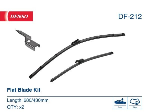DENSO Torkarblad DF-212 DF-212 DENSO vindrutetorkare TESLA ROADSTER