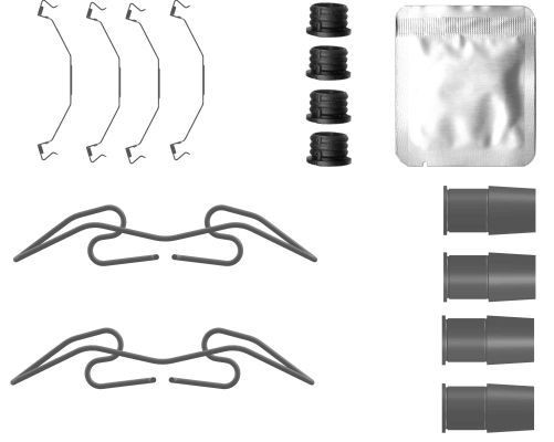 MINTEX Tilbehørsæt, bremsekaliper MBA0133 Bremsekaliber-reparationssæt TOYOTA MINTEX MBA0133
