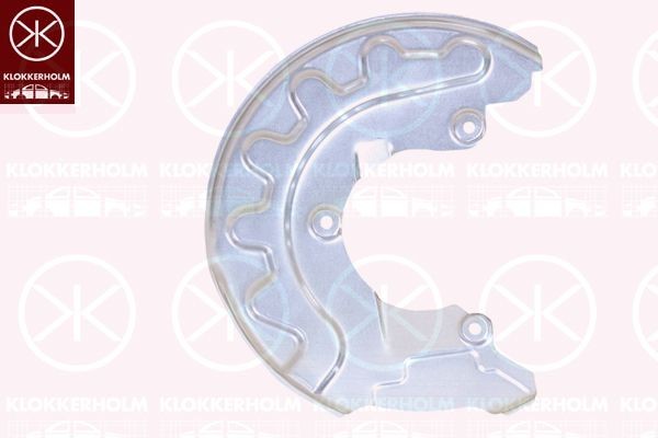 KLOKKERHOLM Splash Panel, brake disc 7516378 KLOKKERHOLM 7516378 Seat Toledo 4 brake back plate replacement