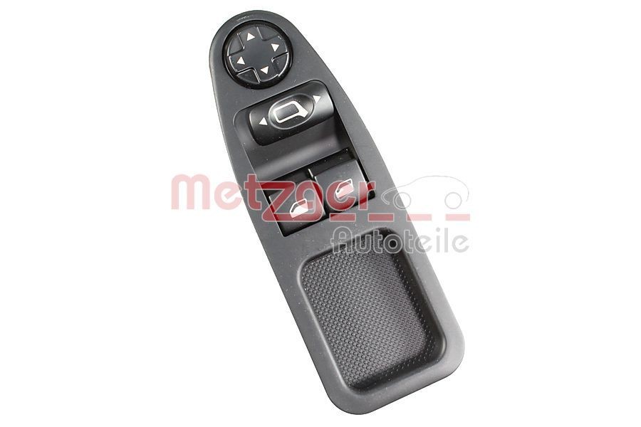 METZGER Slēdzis, Stikla pacēlājmehānisms 0916939 0916939 Slēdzis stikla pacēlājmehānisms FIAT STILO METZGER
