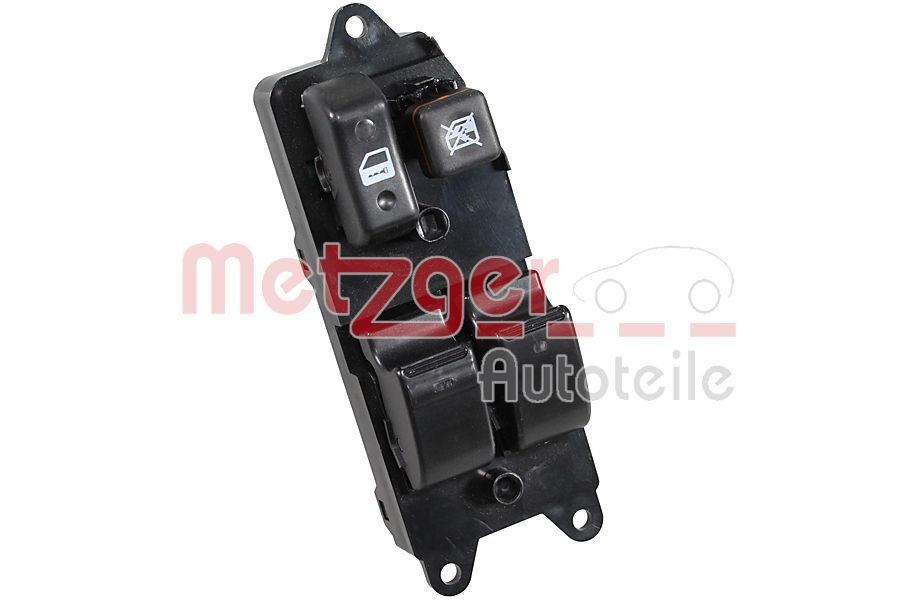 METZGER Slēdzis, Stikla pacēlājmehānisms 0916975 0916975 Stikla pacēlāja slēdzis TOYOTA AYGO METZGER