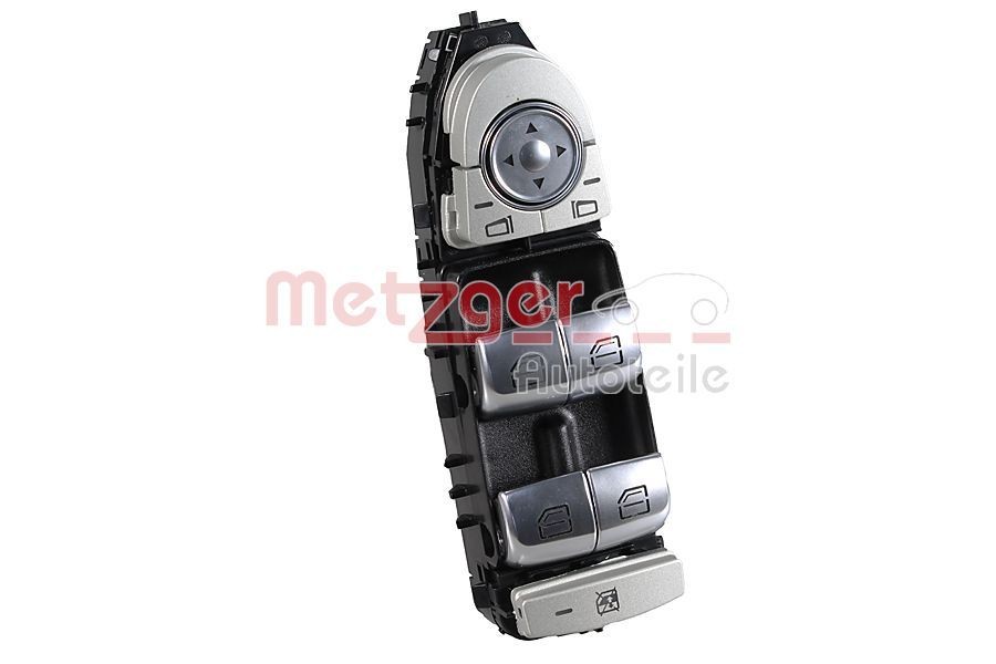 METZGER Slēdzis, Stikla pacēlājmehānisms 0916979 METZGER 0916979 orģinālās Stikla pacēlāja slēdzis Mercedes C253 cena