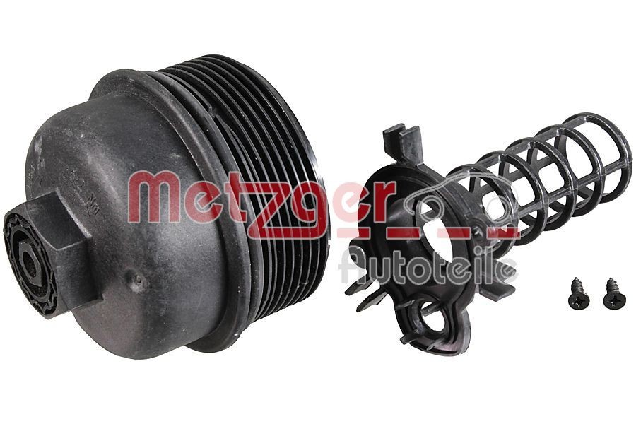 METZGER Cover, oil filter housing 2370103 METZGER 2370103 genuine SKODA KODIAQ oil filter housing price