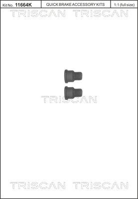 TRISCAN Skrue, bremseskive 8105 116005 8105 116005 Skrue, bremseskive TRISCAN BMW 7-serie