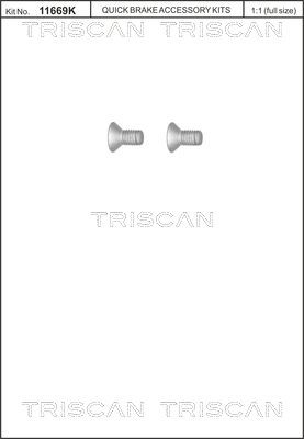TRISCAN Parafuso, disco de travão 8105 116010 TRISCAN Parafuso, disco de travão SSANGYONG 8105 116010
