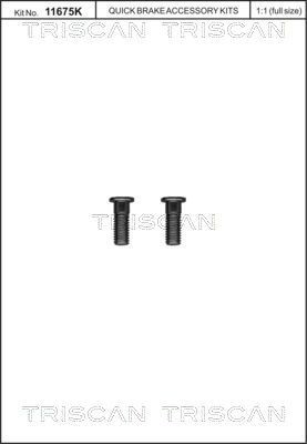 TRISCAN Skrue, bremseskive 8105 116016 TRISCAN 8105 116016 Seat Leon 3 ST Skrue, bremseskive originale pris