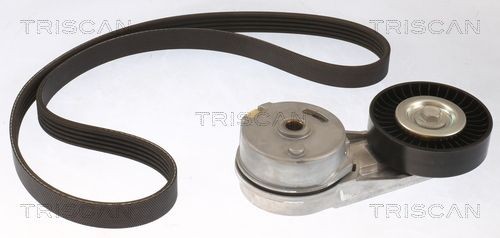 TRISCAN Jeu de courroies trapézoïdales à nervures 8642 10028 8642 10028 Kit complet de courroies d'accessoire CHEVROLET LACETTI TRISCAN