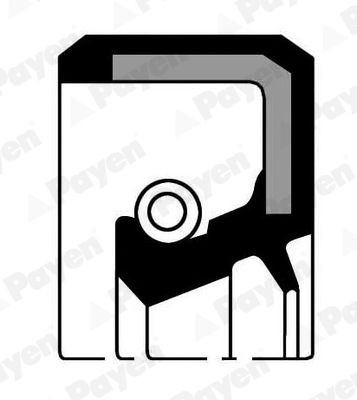 PAYEN Shaft Seal, manual transmission NK137 NK137 PAYEN gearbox gaskets NISSAN NOTE