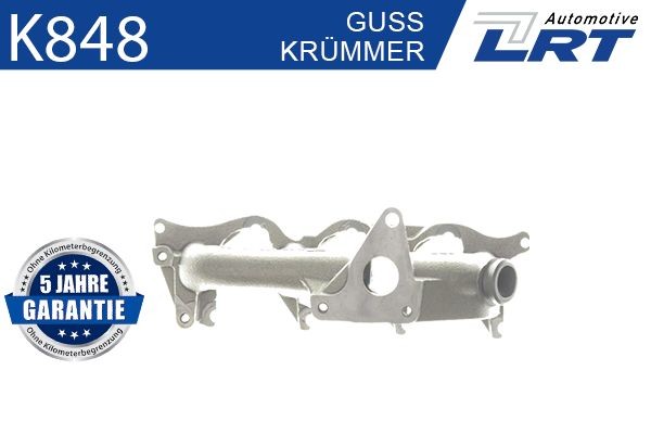LRT Kolektors, Izplūdes gāzu sistēma K848 LRT K848 Izplūdes kolektors Fiat DOBLO orģinālās