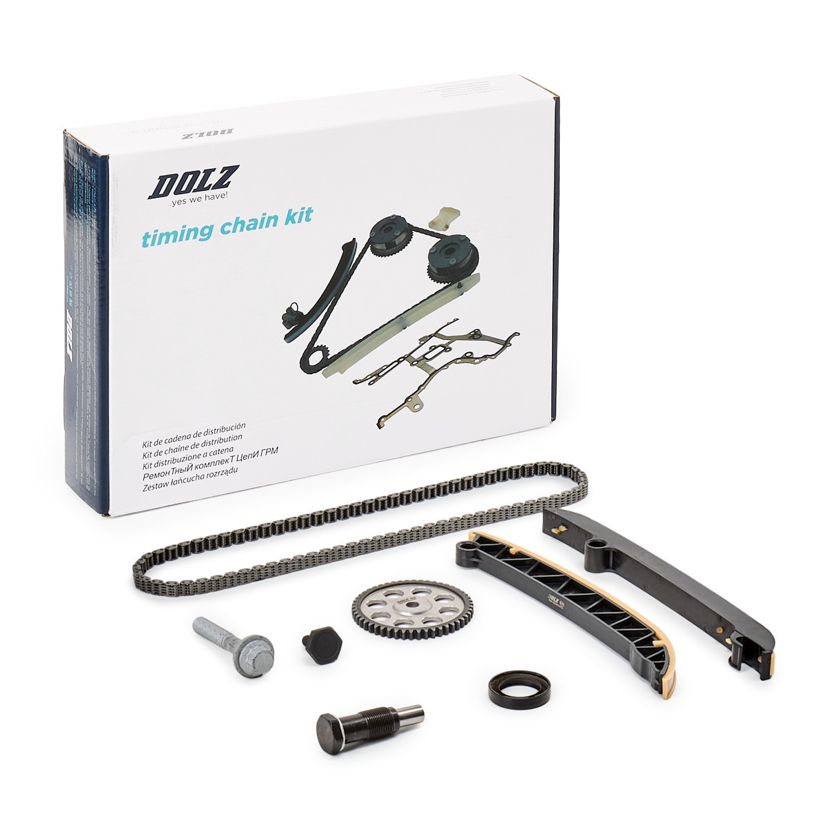 DOLZ Distributiekettingset SKCA035 prijs Distributieketting Volkswagen 2KA, 2KH, 2CA, 2CH SKCA035 DOLZ