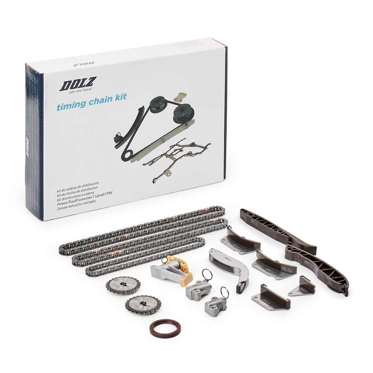 DOLZ Distributiekettingset SKCH039 DOLZ Kettingset, distributie MITSUBISHI SKCH039