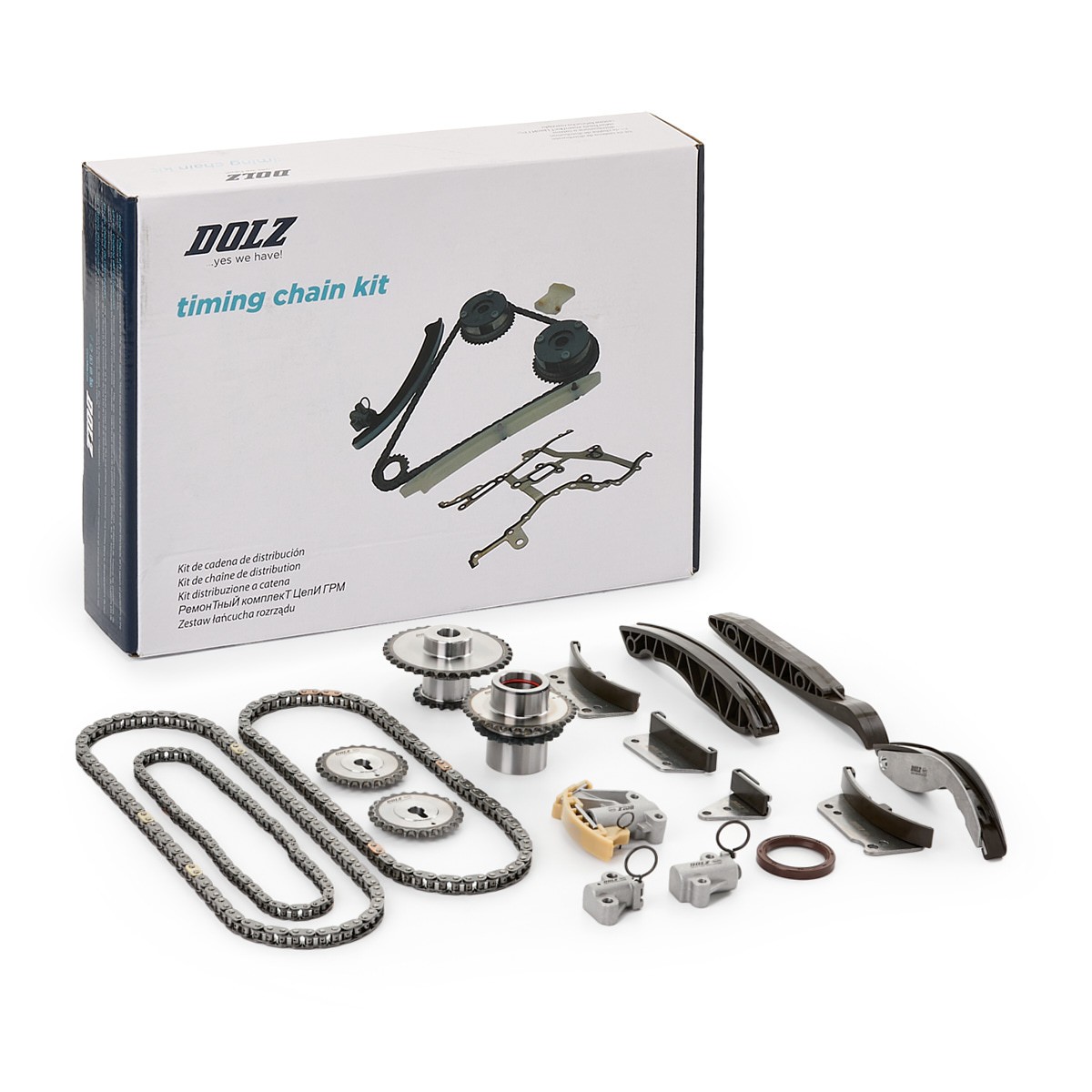 DOLZ Distributiekettingset SKCH039F DOLZ SKCH039F Distributieketting, set Cerato Hatchback (BD, BDM) originele prijs