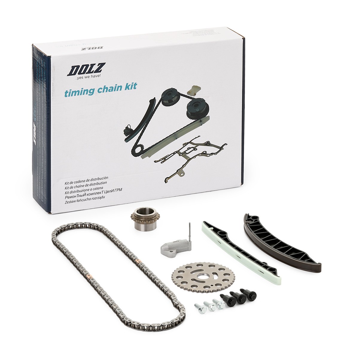 DOLZ Sadales vārpstas piedziņas ķēdes komplekts SKCR030 DOLZ SKCR030 Sadales vārpstas piedziņas ķēde Renault Super 5 B/C40 cena