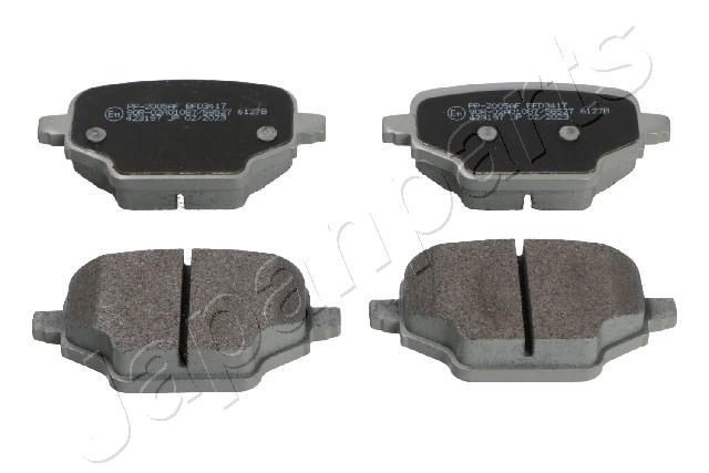 JAPANPARTS Plaquettes de frein PP-2005AF PP-2005AF Plaquette de frein sport OPEL KADETT JAPANPARTS