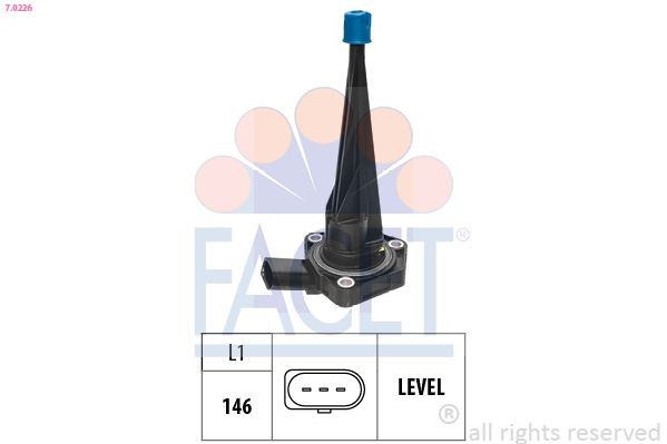 FACET Sensore, Livello olio motore 7.0226 FACET 7.0226 Sensore livello olio motore Terramar (KP1) prezzo