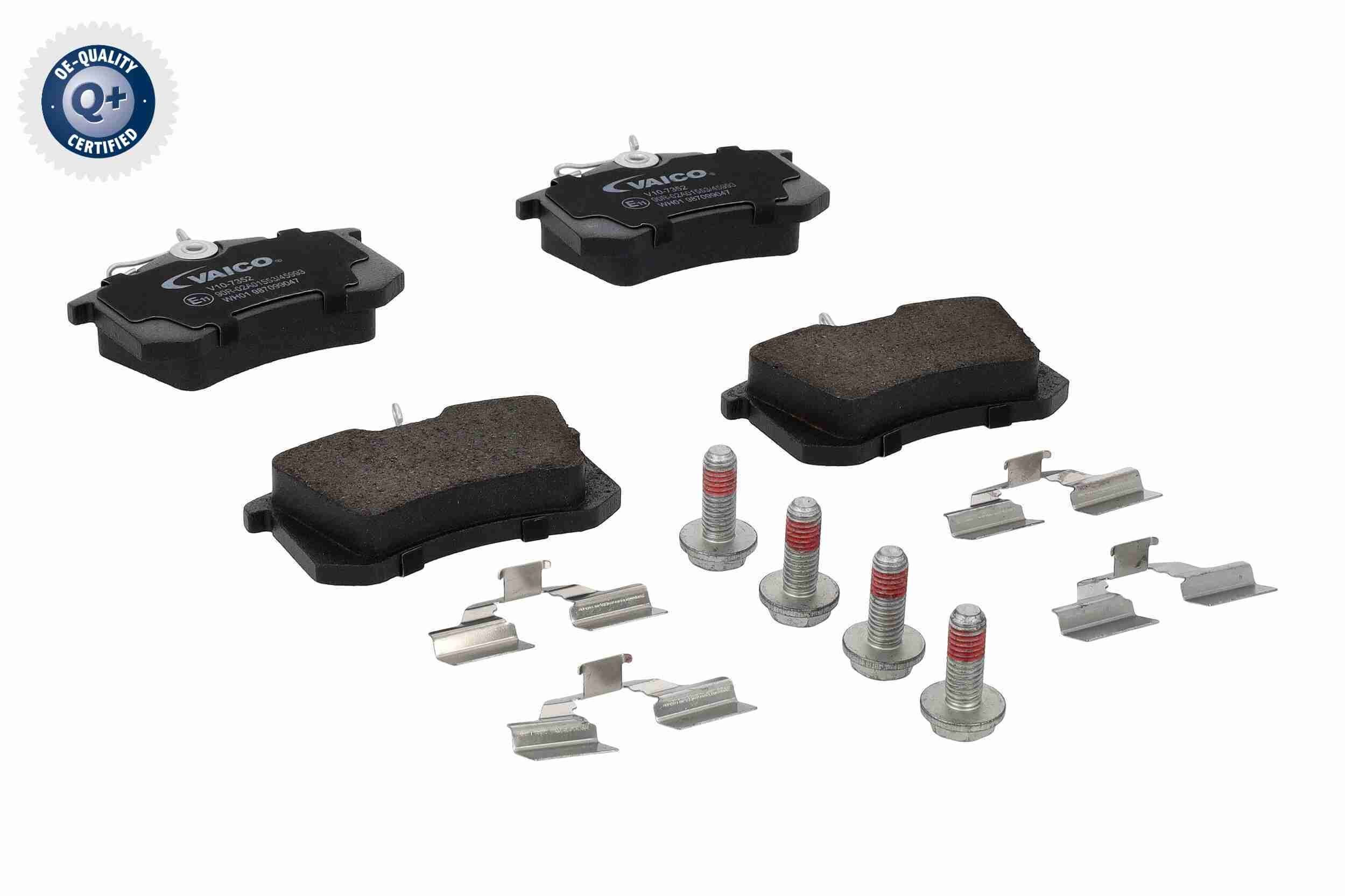 VAICO Brake pad set V10-7352 VAICO V10-7352 genuine Škoda KAMIQ racing brake pads price