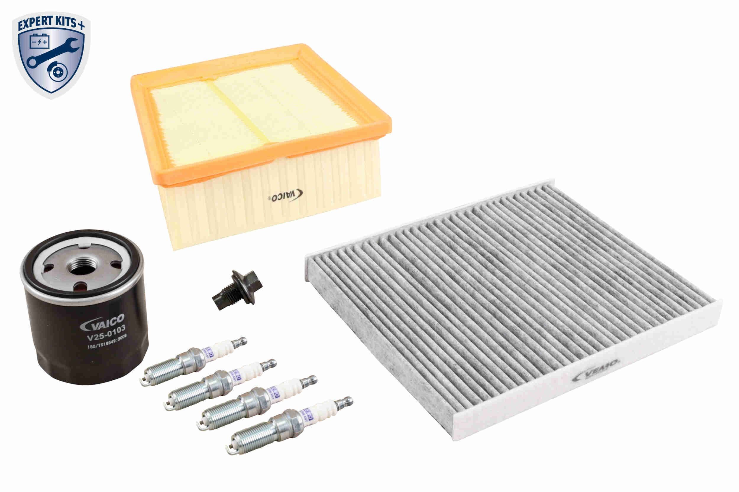 VAICO Osade komplekt, inspektsioon V25-2260 VAICO V25-2260 Filter-komplekt Ford Fiesta Mk6 odav