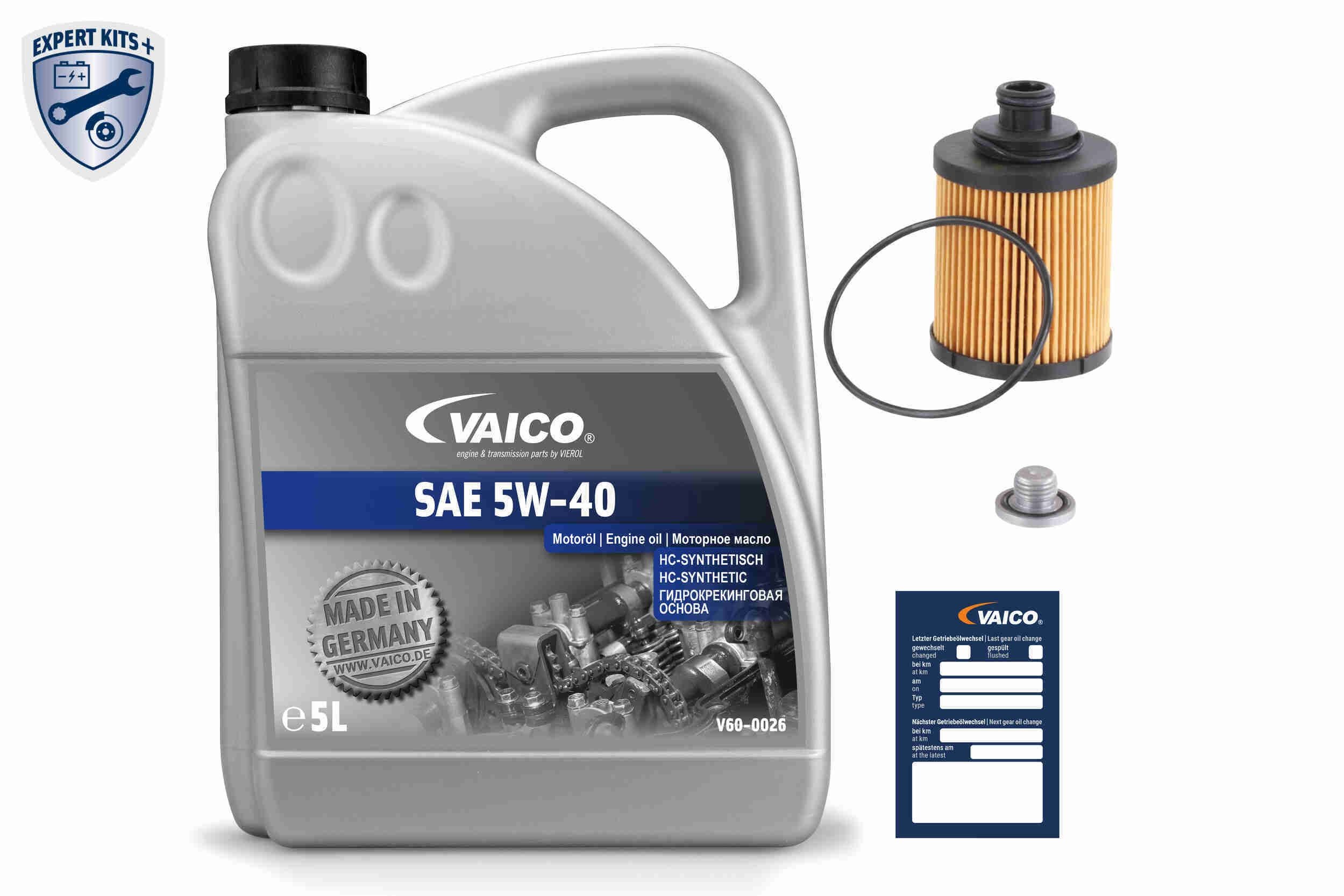 VAICO Onderhoudspakket V60-3017 VAICO V60-3017 Onderhoudspakket en filterset VOLKSWAGEN BEETLE originele