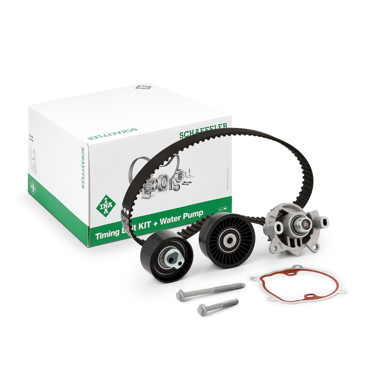 Registerreimsett med vannpumpe INA 530 0198 30 INA 530 0198 30: Registerreimsett Renault LAGUNA 2002