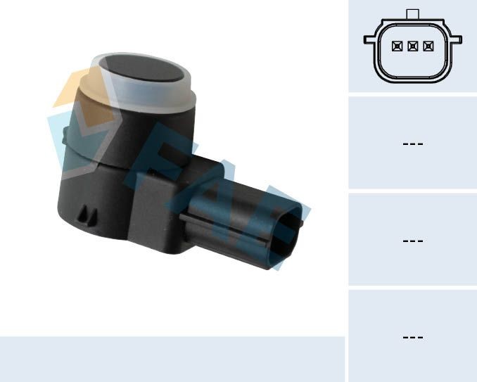 FAE Sensor de estacionamento 66055 FAE 66055 Sensor de aparcamiento Zafira C Tourer (P12) originais preço