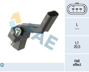 FAE Krukassensor 79521 Audi ALLROAD BDP-sensor FAE 79521