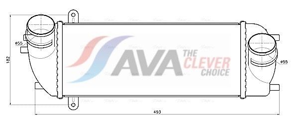 AVA COOLING SYSTEMS Interkūlers HY4601 Starpdzesētājs AVA COOLING SYSTEMS TUCSON HY4601 lēti
