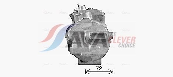 AVA COOLING SYSTEMS Kompresor klimatizácie MSAK755 Kompresor klimatizácie AVA COOLING SYSTEMS Dacia SANDERO MSAK755