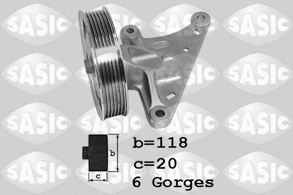 SASIC Galoppino guidacinghia, cinghia Poly-V 1620088 1620088 costo Galoppino Volkswagen TRANSPORTER SASIC