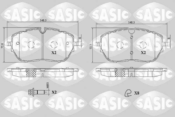 SASIC Pastilhas de travão 6210092 Pastilha de travão SASIC TIGRA 6210092 baratos