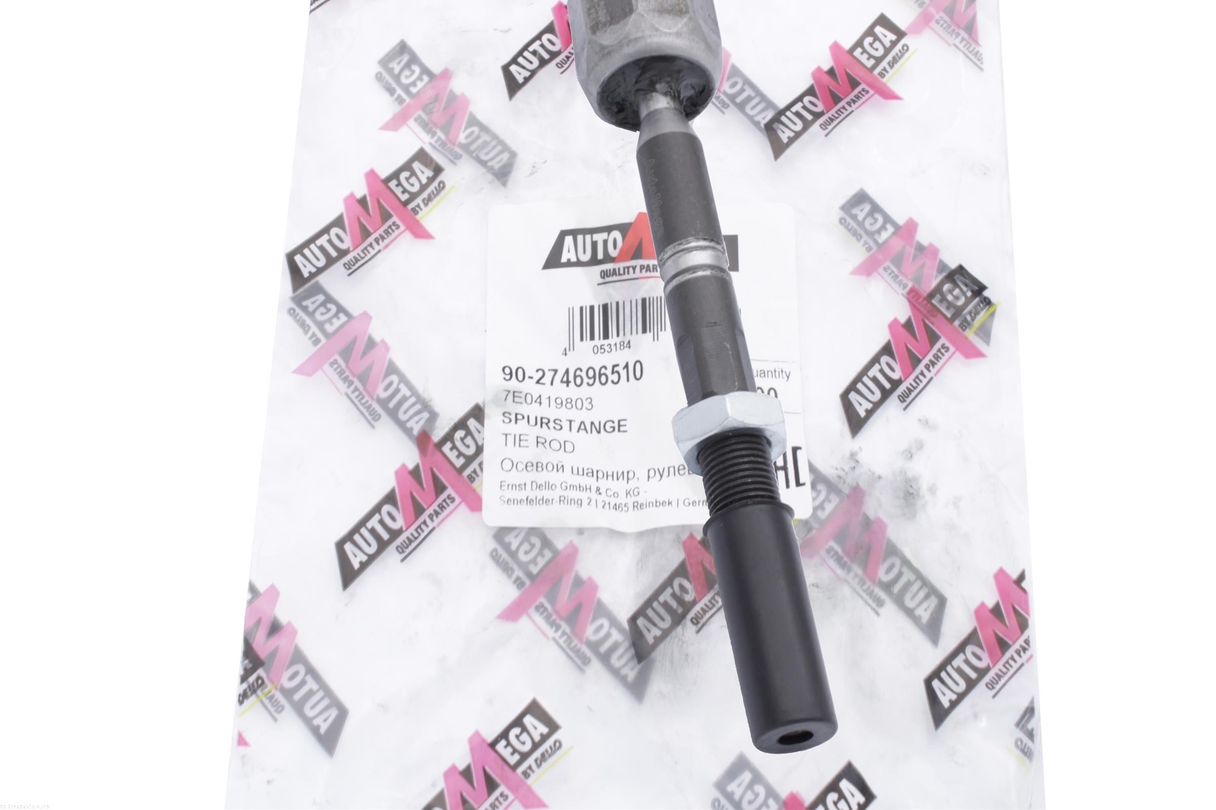 AUTOMEGA Axiálny čap tiahla riadenia 274696510 Riadiaca tyč AUTOMEGA Volkswagen GOLF 274696510