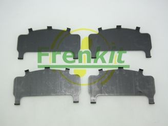 FRENKIT Kokkusurumisvastane foolium, piduriklots (tagaplaat) 940046 FRENKIT Pidurikattekomplekt, ketaspidur NISSAN 940046