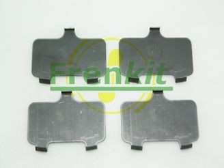 FRENKIT Transparent anti-bruit, plaquette de frein (panneau dorsal) 940151 940151 Plaquettes de frein TOYOTA AURIS FRENKIT