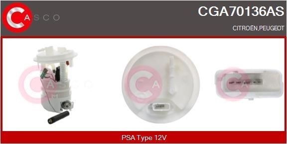 CASCO Pompa benzina CGA70136AS Costo Pompa carburante CASCO PEUGEOT CGA70136AS