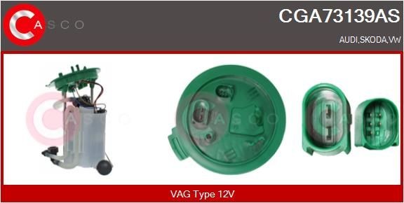CASCO Bomba de gasolina CGA73139AS Bomba pré-alimentação de combustível CASCO Volkswagen VENTO CGA73139AS