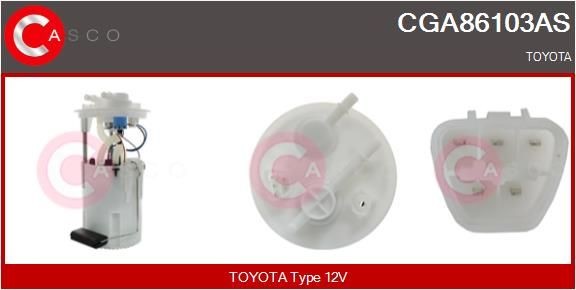 CASCO Benzinpumpe CGA86103AS Brændstofpumpe CASCO Honda CRX CGA86103AS