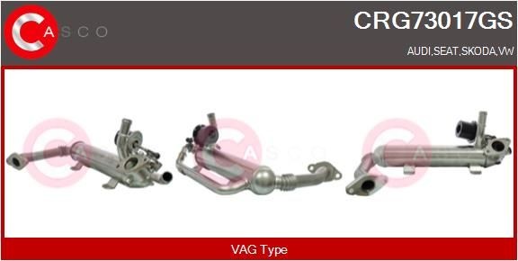 CASCO EGR-kjøler CRG73017GS CASCO Agr kjøler VW CRG73017GS