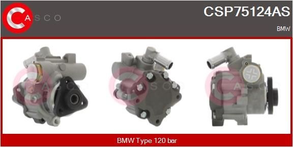CASCO Ohjaustehostimen pumppu CSP75124AS CSP75124AS CASCO Ohjaustehostimen pumppu BMW 5-sarja hinta