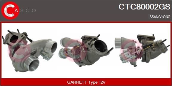 CASCO Turbocompresseur CTC80002GS CASCO CTC80002GS Suralimentation turbo Ssangyong Rodius 1 prix