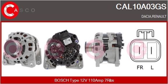 CASCO Ruitenwissermotor CWM15444GS Ruitenwisser, motor CASCO TRANSIT CONNECT CWM15444GS goedkoop