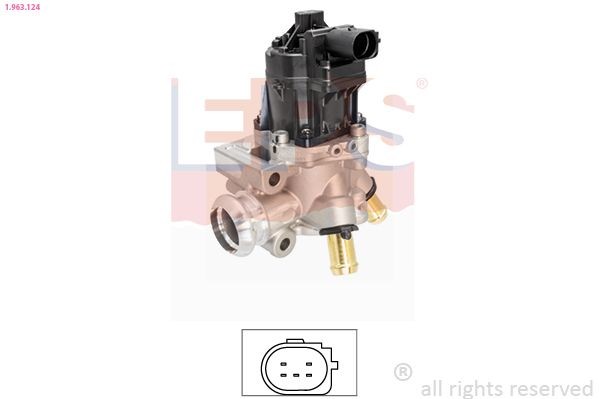 EPS Valvola EGR 1.963.124 1.963.124 EPS Modulo egr Volkswagen prezzo