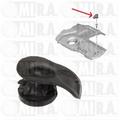 MI.R.A. Cache moteur 25/2257 25/2257 Cache moteur PEUGEOT 307 MI.R.A.