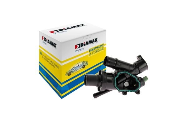 DIAMAX Termostat, kjølemiddel AD02006 AD02006 Termostathus FORD MONDEO DIAMAX