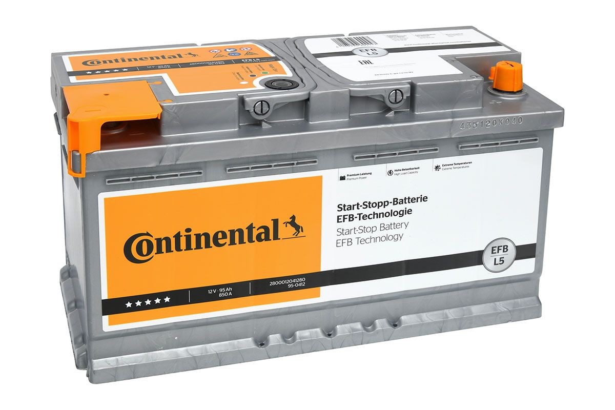 Continental Indító akkumulátor 2800012041280 Continental 2800012041280 Elektromos rendszer Porsche Panamera 970 2009
