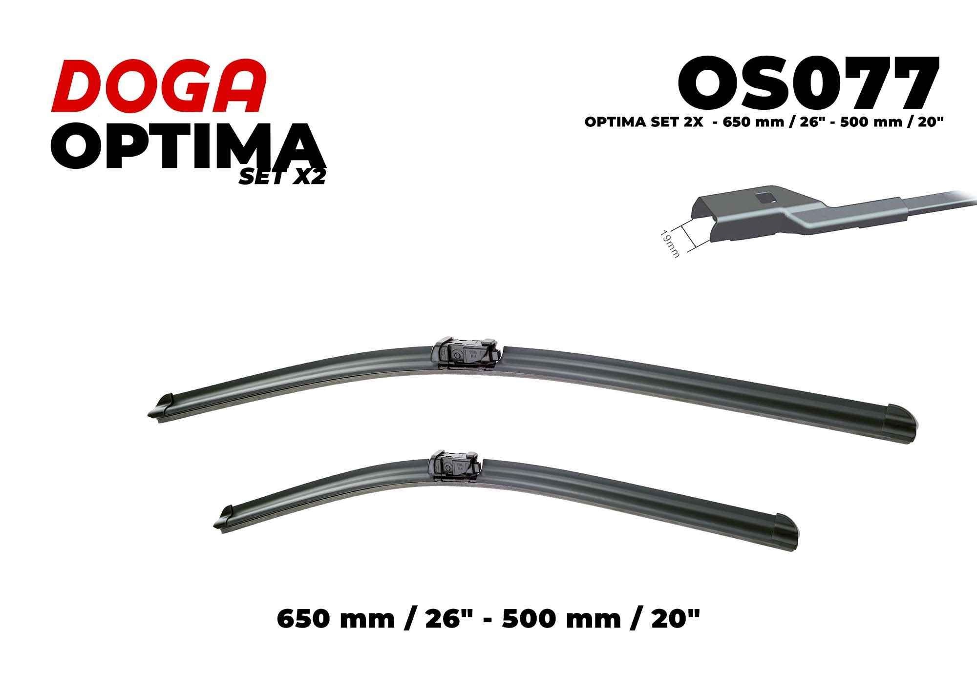 DOGA Tergicristalli OS077 OS077 Spazzole tergicristallo FORD FIESTA DOGA costo
