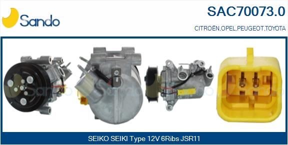 SANDO Aircopomp SAC70073.0 SANDO SAC70073.0 Aircopomp C3 III Van / Hatchback (SX, SY) originele prijs