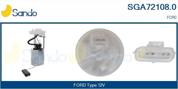 SANDO Bensiinipump SGA72108.0 SGA72108.0 Kütusepump FORD FOCUS SANDO