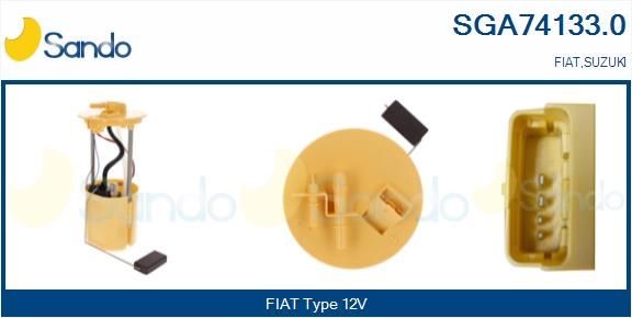 SANDO Μονάδα παροχής καυσίμων SGA74133.0 Αντλία καυσίμου ηλεκτρικό SANDO Fiat TIPO SGA74133.0
