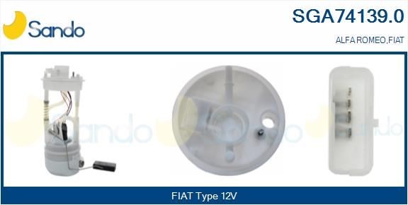 SANDO Αντλία βενζίνης SGA74139.0 Αντλία καυσίμου SANDO Fiat TIPO SGA74139.0